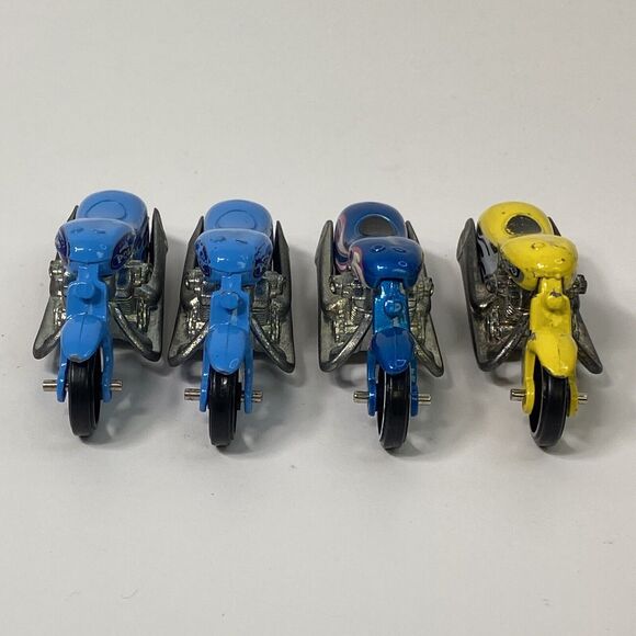 Hot Wheels Motorcycle Scooter Lot 7 Dodge Tomahawk Street Stealth Police - Picture 3 of 13